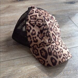 Leopard Print Trucker Hat